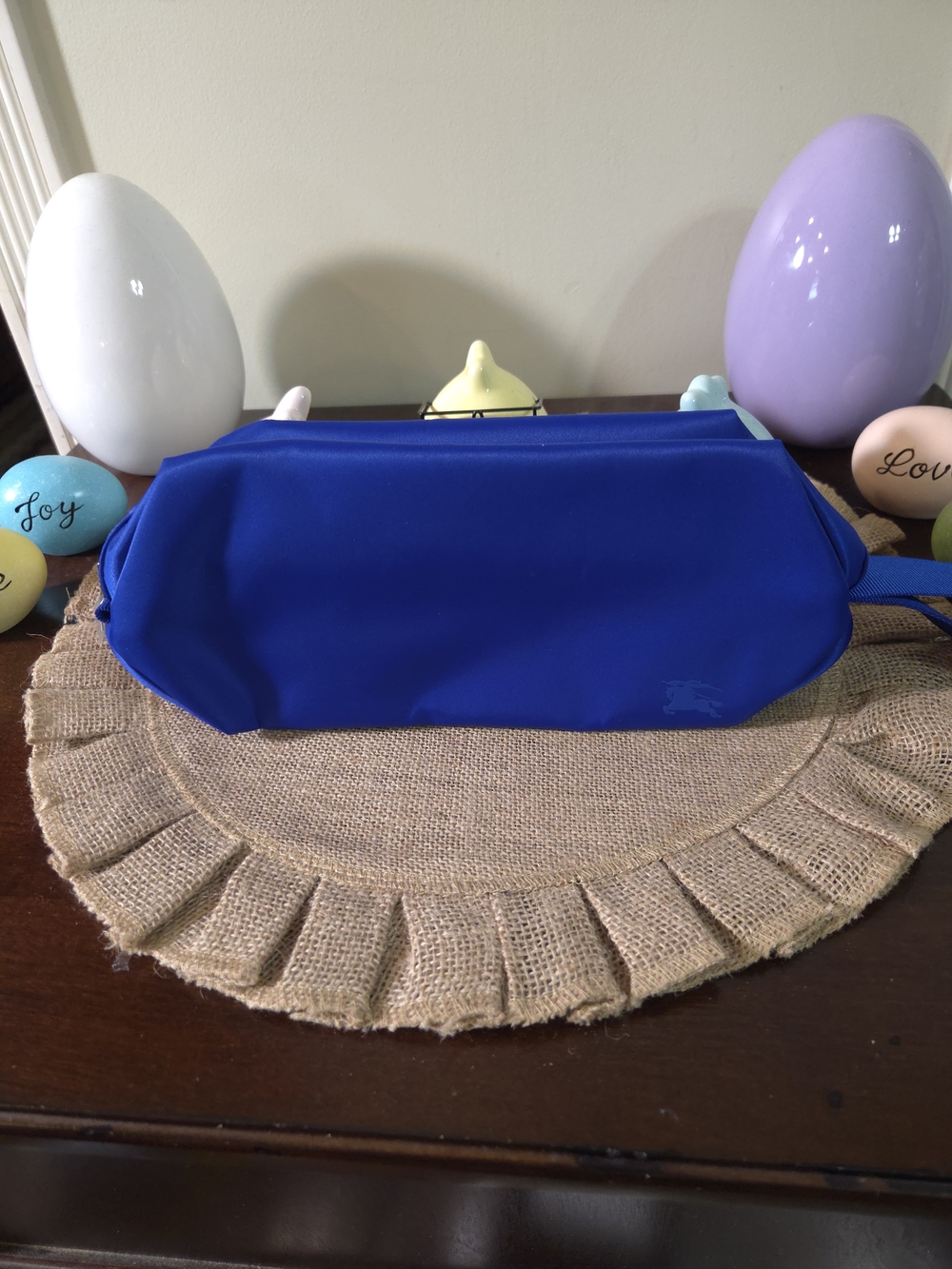 Burberry Electric Blue Clutch Wristlet